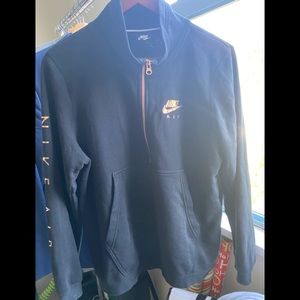 Nike sweat suit blk/rosegold